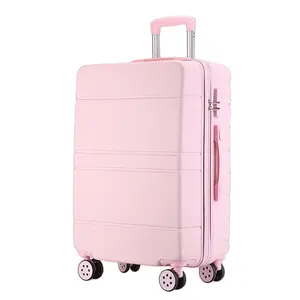 Estuche de viaje con cremallera para equipaje, estuche de viaje con logotipo personalizado, Abs, tamaño de la cabina, a la moda