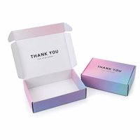 Boîte d'expédition écologique personnalisée en carton robuste, colorée, réutilisable, pour emballage de parfum et casquettes de baseball, faible MOQ, directement de l'usine