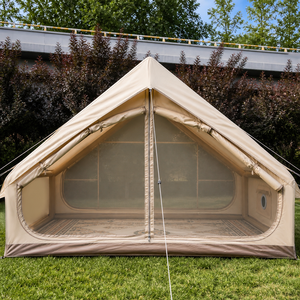 Tentes gonflables portables Oxford pour le marché allemand, 3-4 personnes, imperméables, avec structure pneumatique, fournisseur personnalisé - Product Image 2