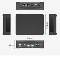 Mini PC de jeu de 12e génération, directement de l'usine, I9-12900H, quad-écrans, double ports réseau, Thunderbolt 4, portable, tout-en-un