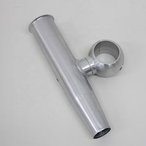 Raider SL10 pemegang joran pancing tunggal aluminium, tempat tongkat pancing untuk perahu T atas, penjepit cocok 2 inci dan 1.5 ", pegangan joran pancing tunggal - Product Image 3