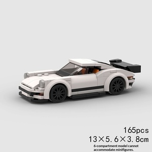 Bloques de Construcción MOC, Superauto de Carreras, Plástico ABS, 165 Piezas, Mini Ladrillos, Juguete Educativo DIY, Compatible con Otras Marcas - Product Image 6