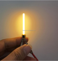 Filament LED effet pluie de météores 3V 59mm pour ampoules ST64, source d'éclairage à effet cascade programmable pour guirlandes lumineuses