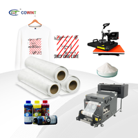 Cowint impression par transfert de chaleur/PET Film imprimante thermofusible DTF poudre thermofusible transfert adhésif impression DTF poudre