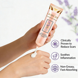 Crème Réparatrice Bio à la Lavande pour Cicatrices, Correction des Taches Pigmentaires, Lissage de la Peau, <span class=keywords><strong>Anti</strong></span>-Vergetures, Élimination des Marques - Product Image 5