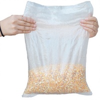 Sacs en polypropylène transparents de qualité alimentaire 25 kg 50 kg 100 kg, sacs tissés en PP transparents avec impression offset pour riz, céréales, haricots, pommes de terre