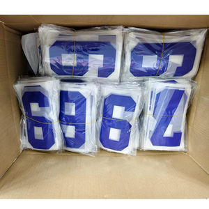 Heat Press Impressão Transferência T Shirt Adesivo De Vinil Número Esporte Jerseys Letras Números - Product Image 2