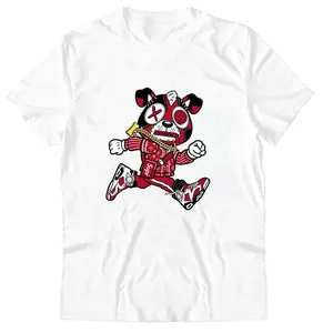 Wholesale super cute t shirt men-New Design Wholesale 100% Cotton High Qulilty Custom Men's T-Shirt Cute Bear Teddy Printing T Shirt Men t shirt Oversized