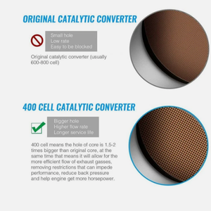 Convertisseur catalytique universel 2,25 pouces (57 mm) pour VW Opel <span class=keywords><strong>Ford</strong></span> Audi BMW Euro 2, forme ronde, jusqu'à 2,5 L (2500 cc), tuyau d'échappement à haut débit - Product Image 6
