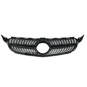 Grille <span class=keywords><strong>diamant</strong></span> pour <span class=keywords><strong>Mercedes</strong></span> Benz <span class=keywords><strong>W205</strong></span> <span class=keywords><strong>Classe</strong></span> <span class=keywords><strong>C</strong></span> 15-18 Grille noire - Product Image 3