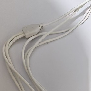 3 In 1 Usb <b>Charging</b> <b>Cable</b> Type C Fast Charge Data <b>Cable</b> White Pvc Material For Mobile Phones And Devices - Product Image 2