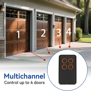 Telecomando Wireless Multifrequenza Champions AG-M1819 a 4 Pulsanti per Porte di Garage 280-868MHz Scansione Automatica 4-in-1 Copia Codice <span class=keywords><strong>Rolling</strong></span> - Product Image 3