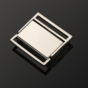 Boucle en métal argentée réglable Jiuyuan pour ceintures, sacs et accessoires de chaussures Q203-30 - Product Image 3