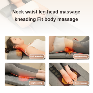 Almohada de masaje de vibración de calefacción de presión de aire portátil rodillo eléctrico sofá de cuerpo completo cojín de masaje de cuello y espalda - Product Image 5