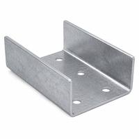 Supports d'étagère en acier inoxydable, aluminium et titane, découpés au laser sur mesure, avec revêtement en poudre et anodisation, prix de gros