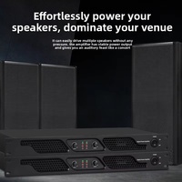 450w*2 Dijital Güç Amplifikatörü Yüksek Güçlü Profesyonel İki Kanallı Sahne Ses Sistemi Ev Ktv Şarkı Söyleme Metal