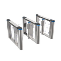 Lecteur de carte haute sécurité RFID en acier inoxydable, contrôle d'accès, porte de barrière pivotante