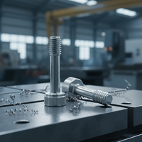 Hot Selling Cost-effective Stainless Steel 304 Knurled Hex Socket Non-Loosening Screw Polishing Turning Casting Services OEM