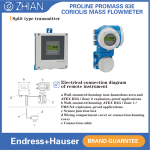 เครื่องวัดการไหลแบบดิจิตอล Coriolis ของ Endress+Hauser รุ่น Proline Promass 83E DN8 8 มม. E08 + ผลิตภัณฑ์ที่ปรับแต่งได้ตามความต้องการของ OEM - Product Image 1