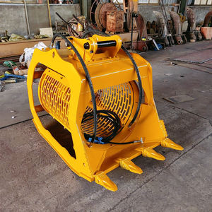 Oem-cubo de detección de suelo para excavadora, pantalla giratoria de roca, tamaños de rejilla personalizados, Oem - Product Image 2