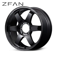 Jantes en alliage forgé ZFAN 16 17 18 pouces 6x139.7 en aluminium 6061-T6 noir multi-rayons tout-terrain 4x4 pour Lexus GX Prado Pajero