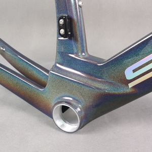 Chameleon <b>Paint</b> Full Hidden Cable T47 Thread Disc Road Bike <b>Frame</b> TT-X38 Available 47/49/52/54/56/58cm Size - Product Image 4