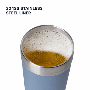 Bicchiere da Birra Personalizzato da 16oz con Coperchio Apribottiglie, Tazza Termica in Acciaio Inox 18/8 OEM all'Ingrosso - Product Image 4