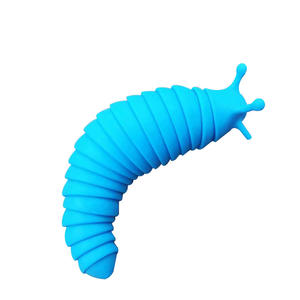 Mainan siput Fidget plastik silikon lucu untuk anak-anak dewasa autisme baru mainan edukasi sensorik untuk anak perempuan tipe lembut Logo kustom - Product Image 5