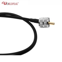 Câble d'antenne radio VHF N mâle à UHF mâle pl259 prise RF pigtail RG213 RG58 WDFR400 rallonge de cavalier coaxial Assemblage de câble