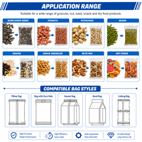Machine d'emballage automatique pour sachets de 5g de sel, gingembre, snacks, aliments, sucre, graines de tournesol et de coca