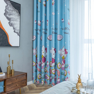 Tende Oscuranti Stampate con Gattini Cartoon per Camere da Letto e Soggiorni, Vendita all'Ingrosso - Product Image 2