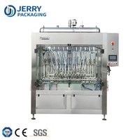JERRY PACKAGING JPF1000-12S 20-2000ml 12 buses Machine de remplissage et d'emballage de miel automatique électrique pour Ketchup