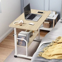Étudiant étude blanc hauteur réglable ordinateur de bureau en bois moderne pas cher roues mobiles bureaux d'ordinateur support d'ordinateur portable à vendre