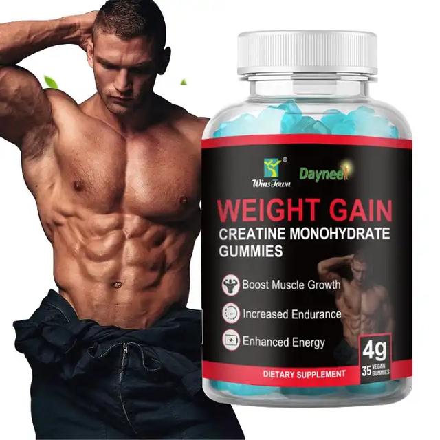 Men's Creatine Supplement for Weight Gain Creatine Monohydrate Muscle Protein Synthetic Gummies