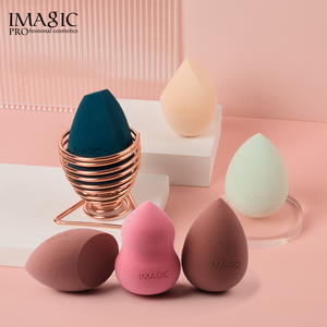 Venta caliente suave belleza esponja licuadora polvo facial maquillaje esponja húmedo y seco uso sin látex maquillaje <span class=keywords><strong>puff</strong></span> con embalaje - Product Image 3