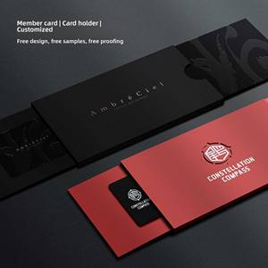 High-End <span class=keywords><strong>Vip</strong></span> tessera scatola personalizzata PVC carta regalo scatola magnetica granchio peloso disegno di granchio busta di stampa a caldo per la carta - Product Image 1