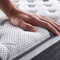 Matelas Orthopédiques 5 Zones en Gros, 12 Pouces, Mousse Gel Ferme, pour Chambre d'Invité, Tailles King, Queen, Twin, Fournisseur Direct en Coton