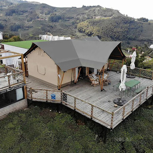 Carpa Impermeable y Resistente al Viento, Tipo Extendido, Tela Oxford, Carpa de Camping para Exteriores de Cuatro Estaciones, para Uso en Hoteles y Resorts - Product Image 1