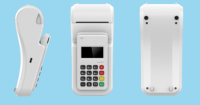Terminal de paiement mobile M6 d'occasion avec lecteur NFC sans contact, Android, clavier PIN et imprimante intégrée