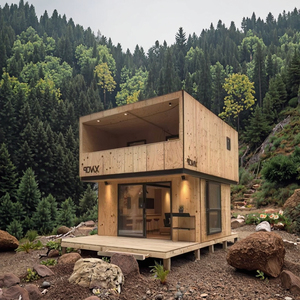 Maisons en bois préfabriquées multi-usages, personnalisation de la disposition sur mesure. - Product Image 4
