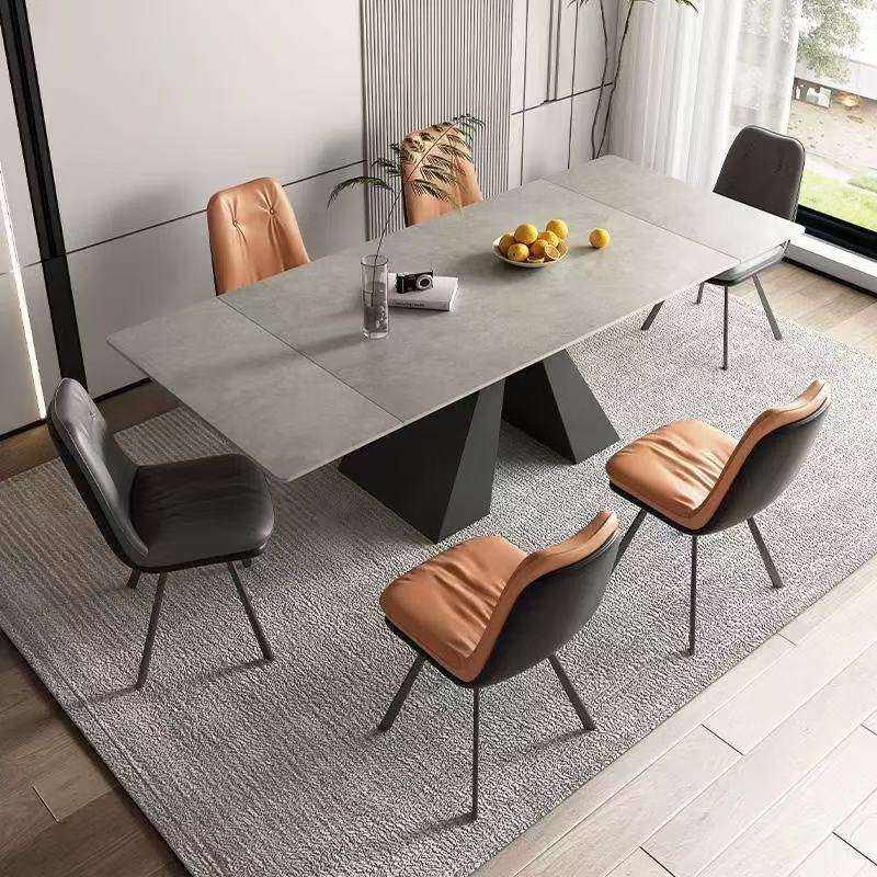 Modern Table Top Pattern Luxury Modern Extendable Dining Table, Extendable Kitchen Furniture ...