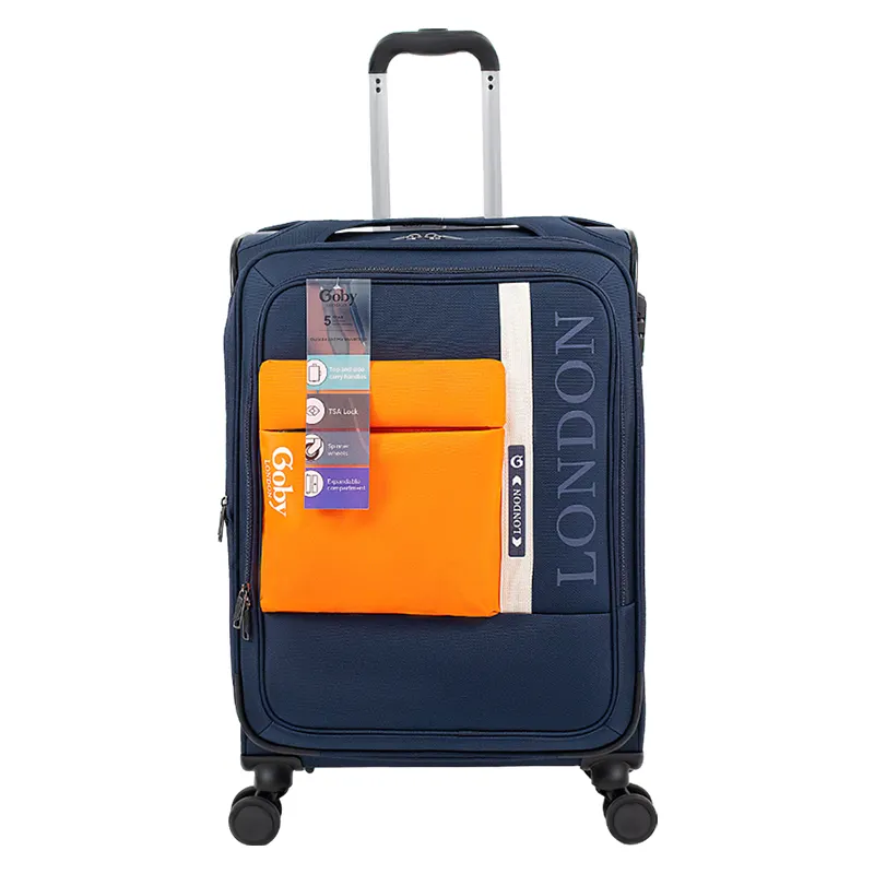 Trolley Luggage Cost-effective 3 Sizes Soft Oxford Fabric Luggage Set Business Travel Suitcase