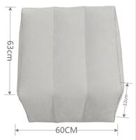 Oreiller de sol pour la maison Oreiller gonflable pour les pieds et les jambes pour le bureau à domicile Oreiller de couchage pour lit de genou