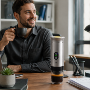 USB-C Rechargeable Capsule <b>Coffee</b> Machine 3-in-1 Hot Water & Extraction Compact Size for Outdoor Office & Home Use - Product Image 1