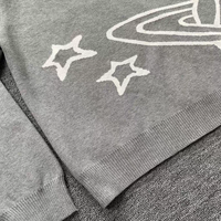 Pull personnalisé avec logo OEM pour homme, tricot jacquard imprimé, pull d'hiver décontracté, pull chaud en tricot, pull à col rond personnalisé