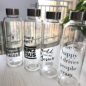 Botella <span class=keywords><strong>de</strong></span> agua <span class=keywords><strong>de</strong></span> vidrio ecológica para niños, tazas <span class=keywords><strong>de</strong></span> refrescos simples al por mayor <span class=keywords><strong>de</strong></span> calidad - Product Image 1