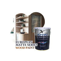MJ COAT Anti UV Séchage Rapide NC Couche de Finition Transparente Laque Mate à la Nitrocellulose Revêtement Liquide Application par Pulvérisation Peinture pour Bois