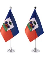 Nouveau drapeau bannière Haïti 3x5 pieds, nouveau design, 100% polyester