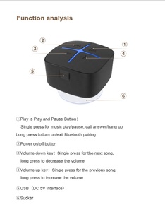 Altavoz de Ducha Bluetooth con Diseño Impermeable IP65 para Usar en Baños, Playas y Piscinas, Ideal para Momentos de Relax - Product Image 4