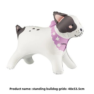 Palloncino Decorativo per Feste di Compleanno a Tema Cani: Corgi, Bulldog, Osso e Impronta di Palmo in Pellicola di Alluminio - Serie Cani Cartoon per Feste Transfrontaliere - Product Image 3